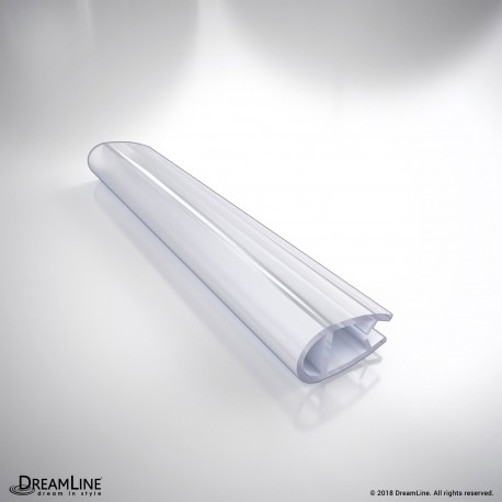 DreamLine 307A-8, Clear Bumper Seal, 76 in. Length, for 5/16 in. (8 mm.) Glass Shower Door