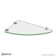 DreamLine 12 in. x 8 in. Corner Glass Shelf
