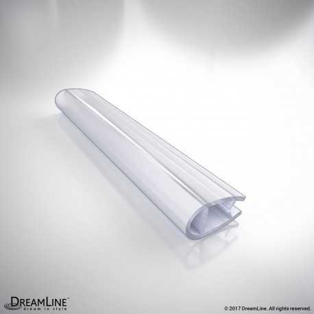 DreamLine 307A-8, Clear Bumper Seal, 76 in. Length, for 5/16 in. (8 mm.) Glass Shower Door